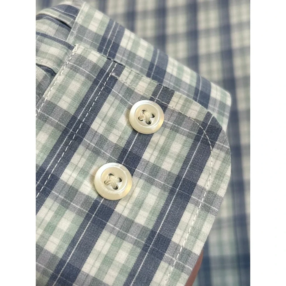 Jos A Bank Traditional Fit Plaid Long Sleeve Button Down Shirt Mens Large - L‎